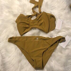 Westerly bandeau bikini and bottom set size large